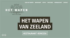 Desktop Screenshot of hetwapenvanzeeland.nl