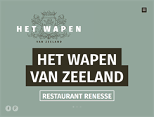 Tablet Screenshot of hetwapenvanzeeland.nl